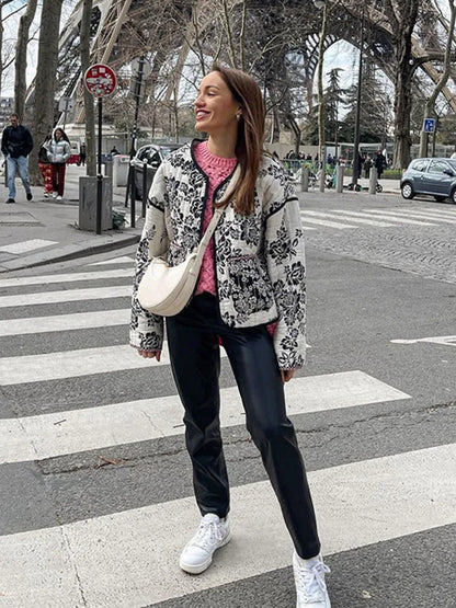 Lotte - Wendejacke mit Vintage-Druck