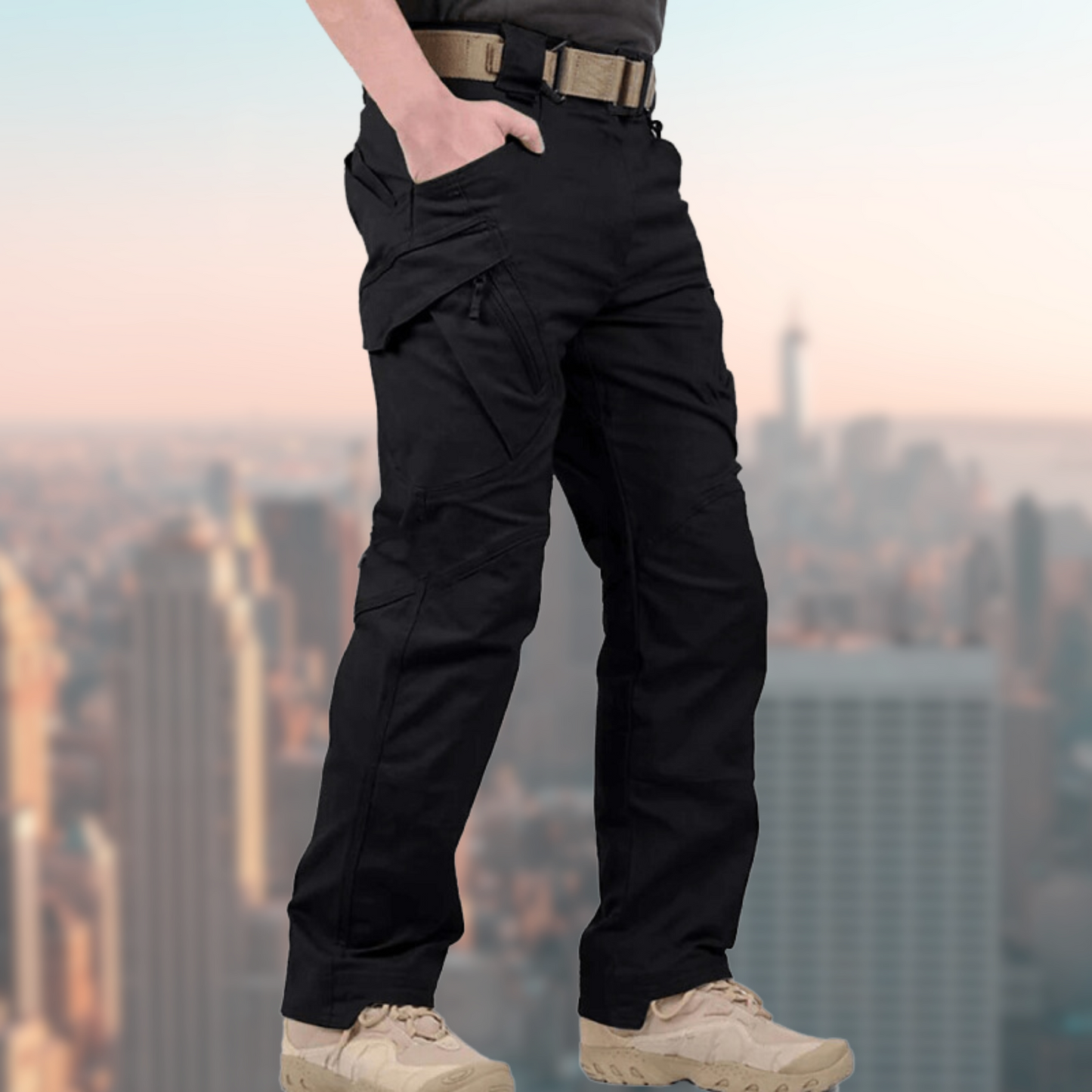 Zion - 100% wasserdichte Wander- und Sport-Cargohose mit Taschen