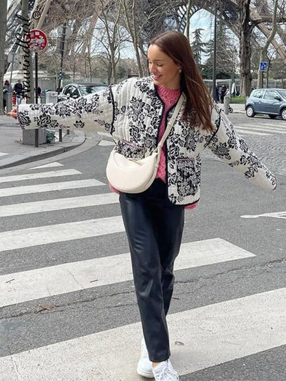 Lotte - Wendejacke mit Vintage-Druck