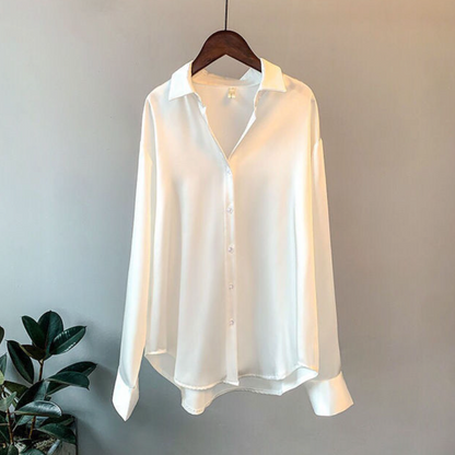 Adeline - Damenhemd aus Satin