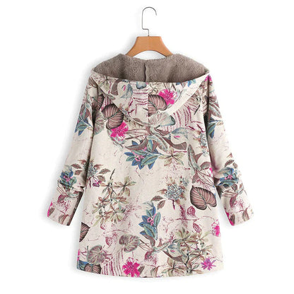 Kayla - Mantel mit Vintage-Muster