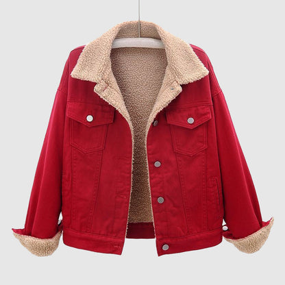 Emerson - stylische Samt-Jeansjacke für Frauen