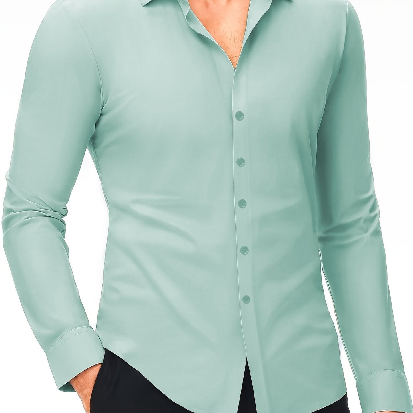 Daan - Männer schlank Passform Hemd Stretch Komfort von Casual bis Business look