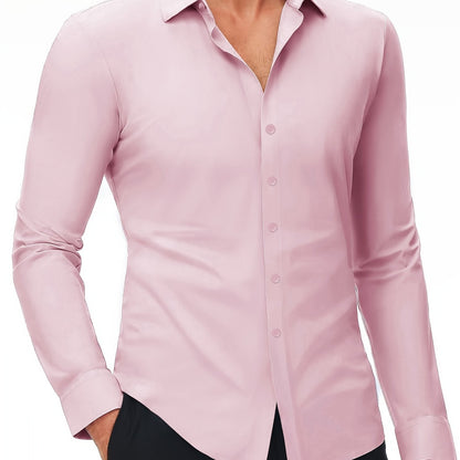 Daan - Männer schlank Passform Hemd Stretch Komfort von Casual bis Business look