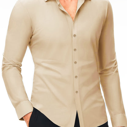 Daan - Männer schlank Passform Hemd Stretch Komfort von Casual bis Business look