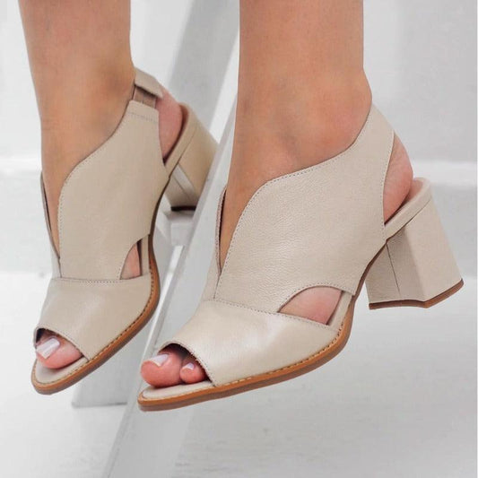 Elizabeth - unübertroffene Langlebigkeit und zeitlose Eleganz bei Damen-Sandalen aus echtem Leder