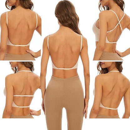 EverythingBRA™ Leichter Rückenfreier BH unter Sommerkleidern und Party-Outfits für einen sexy, selbstbewussten Look | Heute 1+1 KOSTENLOS