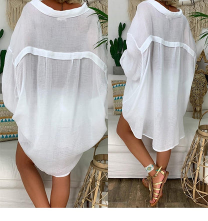 Hannah - Friedens Plus-Size Übergröße Hemd