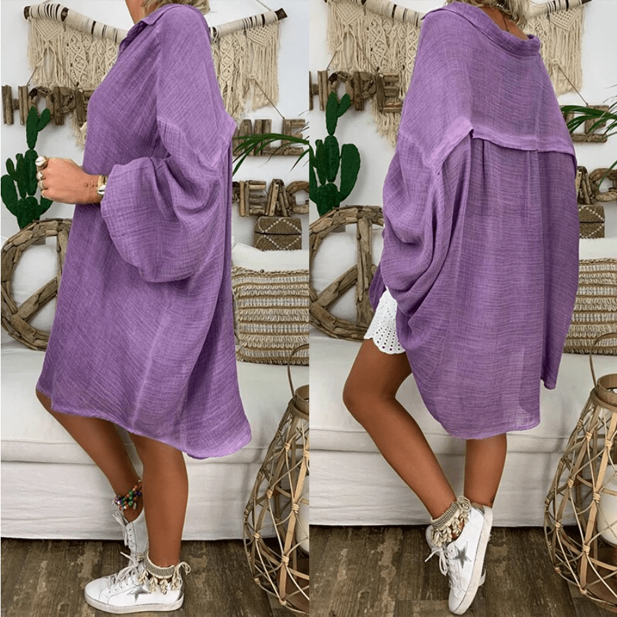 Hannah - Friedens Plus-Size Übergröße Hemd