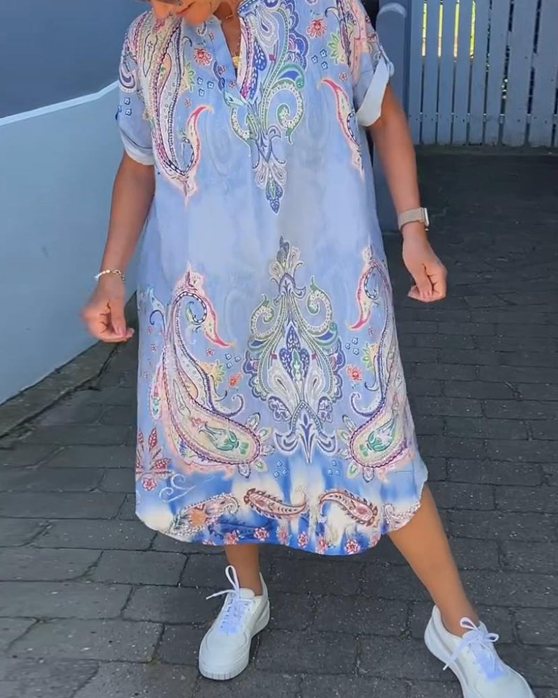 Vik - elegantes Kleid mit V-Ausschnitt