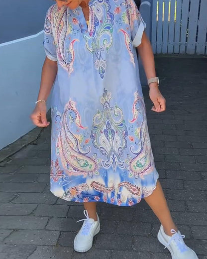 Vik - elegantes Kleid mit V-Ausschnitt