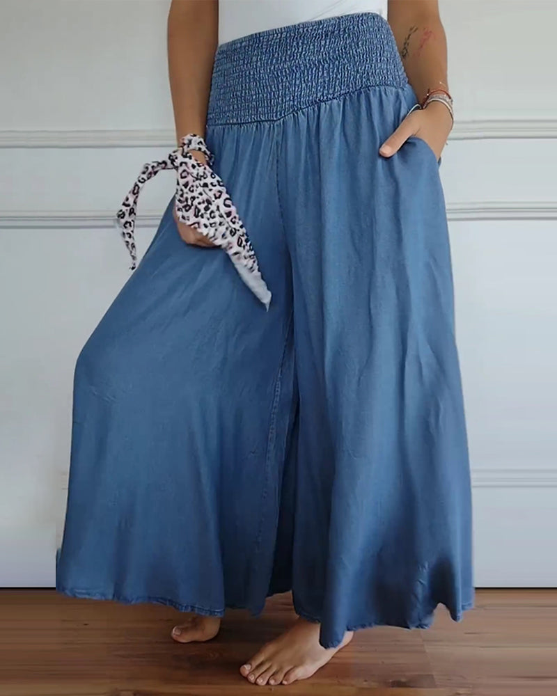 Clue - Hose mit weitem Bein und elastischem Bund