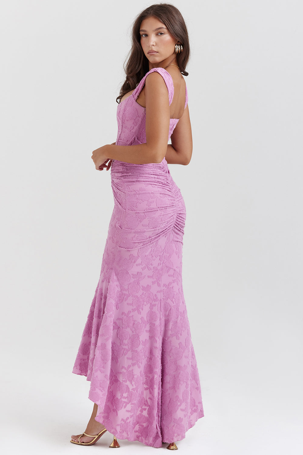 Mylah - Texturiertes Maxikleid