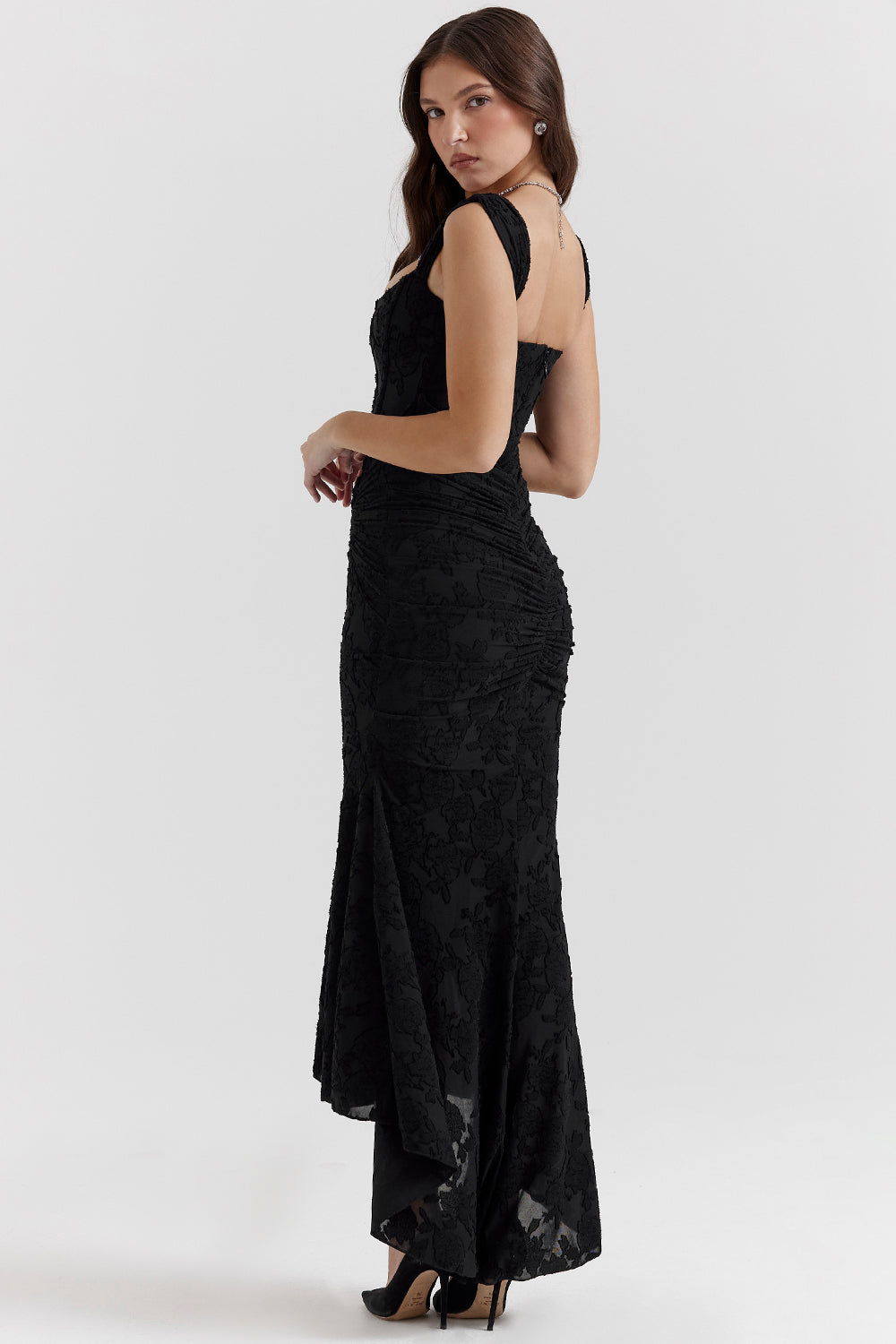 Mylah - Texturiertes Maxikleid