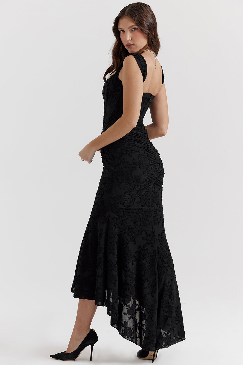 Mylah - Texturiertes Maxikleid