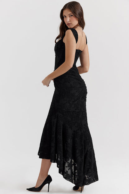 Mylah - Texturiertes Maxikleid