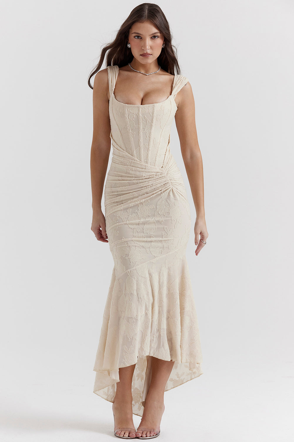 Mylah - Texturiertes Maxikleid