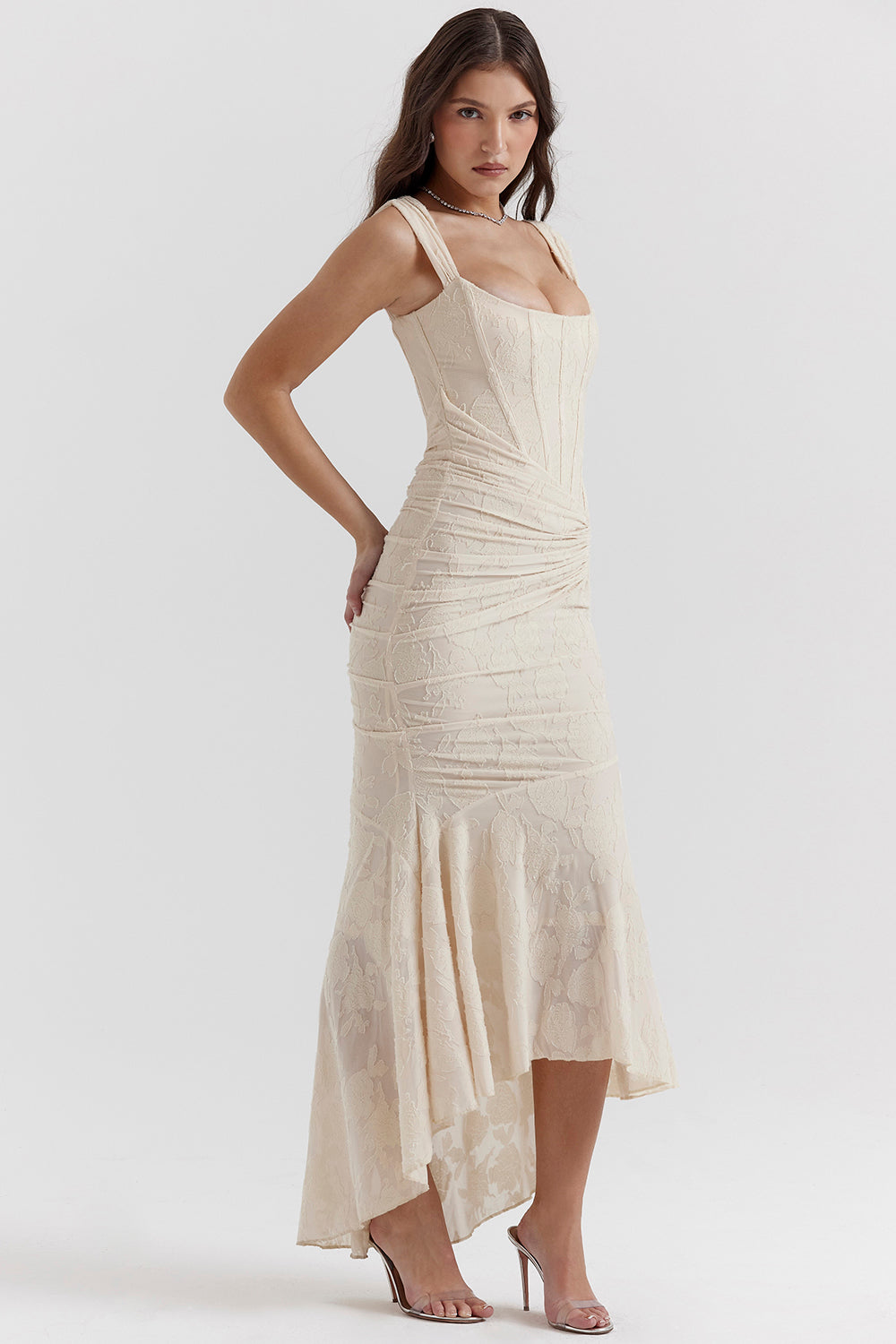 Mylah - Texturiertes Maxikleid