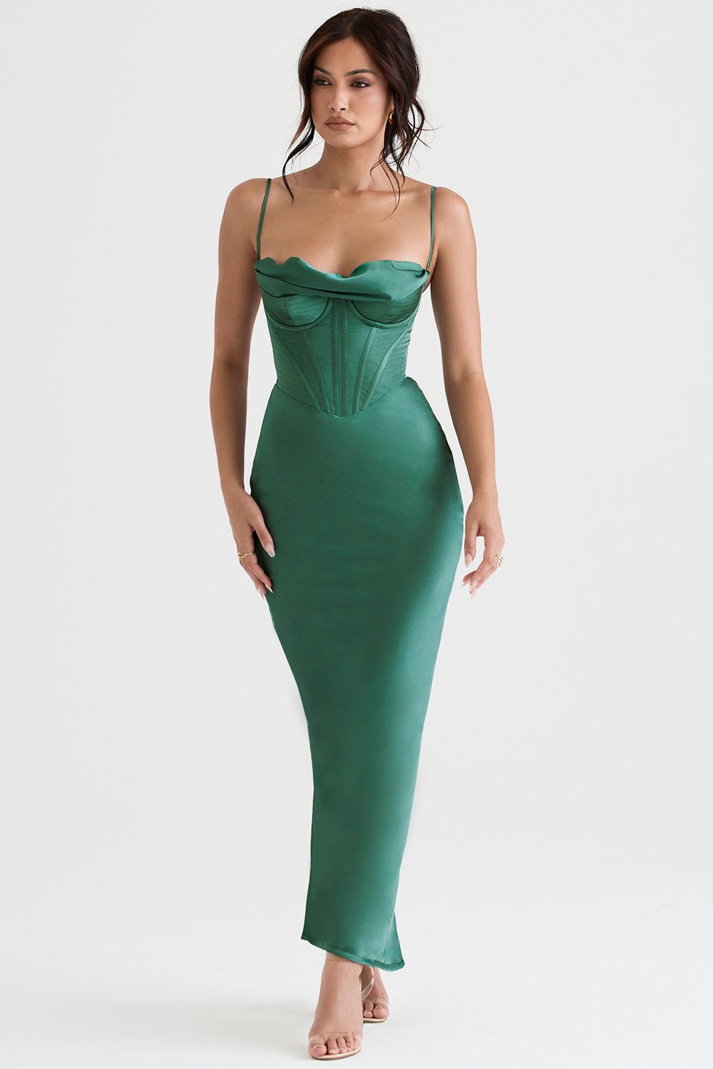 Leif - elegantes Maxikleid mit Korsett
