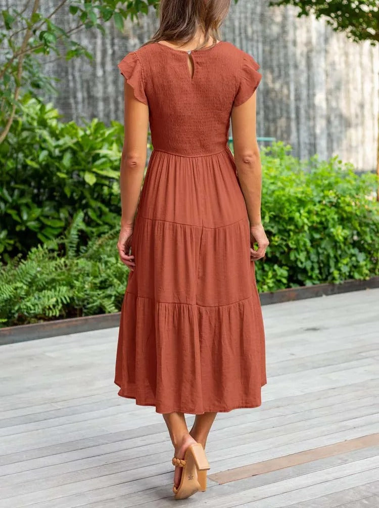 Violet - luftiges Midikleid für Damen