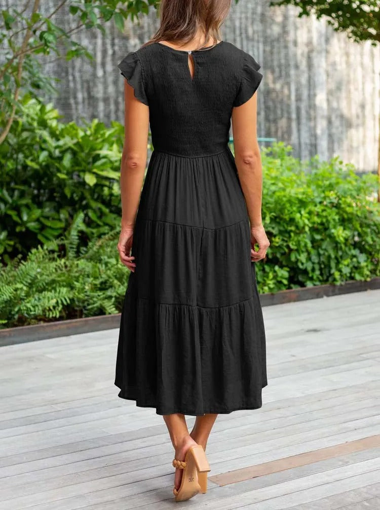 Violet - luftiges Midikleid für Damen