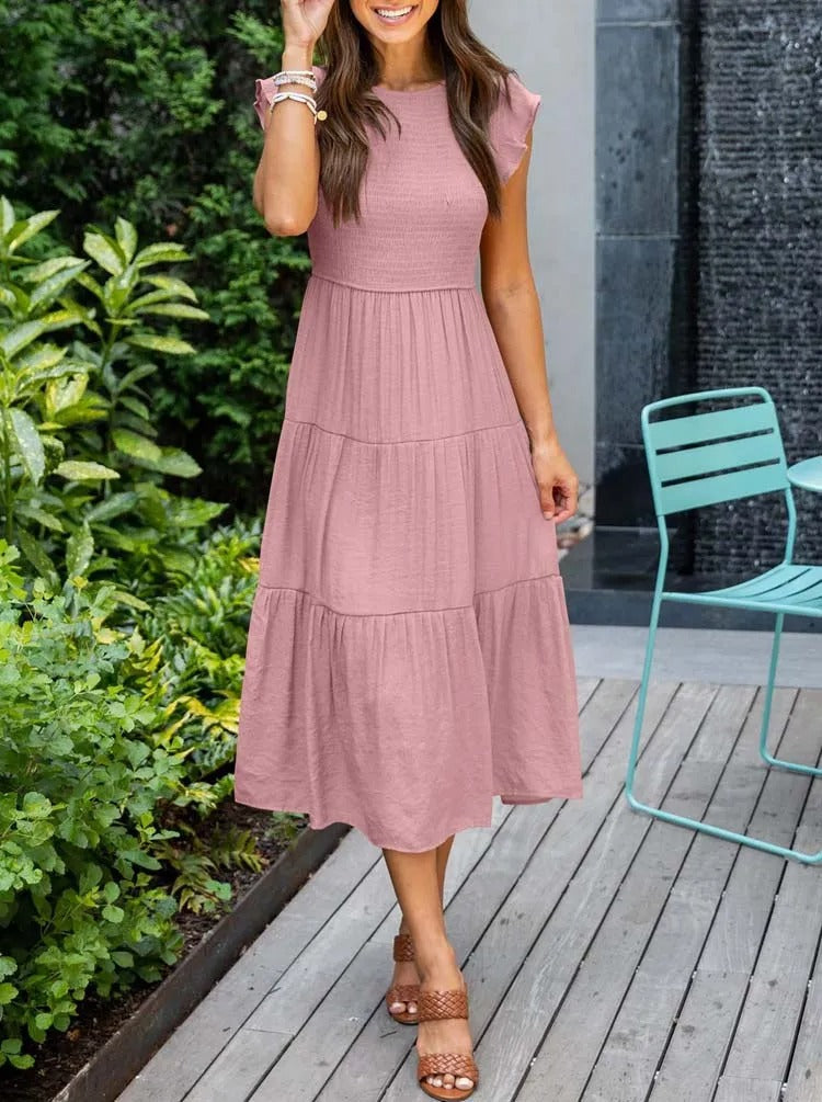 Violet - luftiges Midikleid für Damen