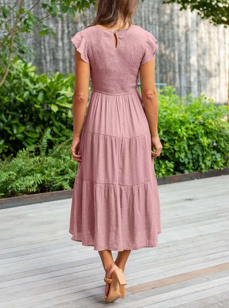 Violet - luftiges Midikleid für Damen