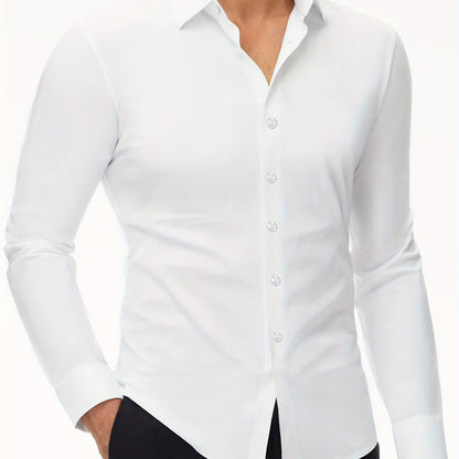 Daan - Männer schlank Passform Hemd Stretch Komfort von Casual bis Business look