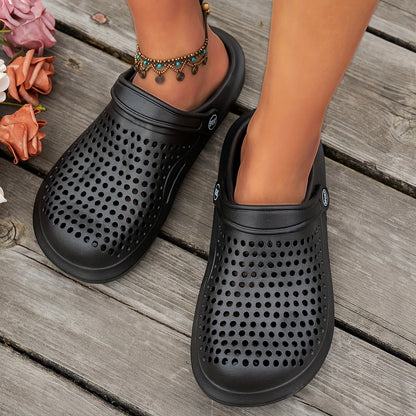 Jasmine - Modische, bequeme, orthopädische EVA-Clogs mit dicker Sohle und atmungsaktiven Löchern