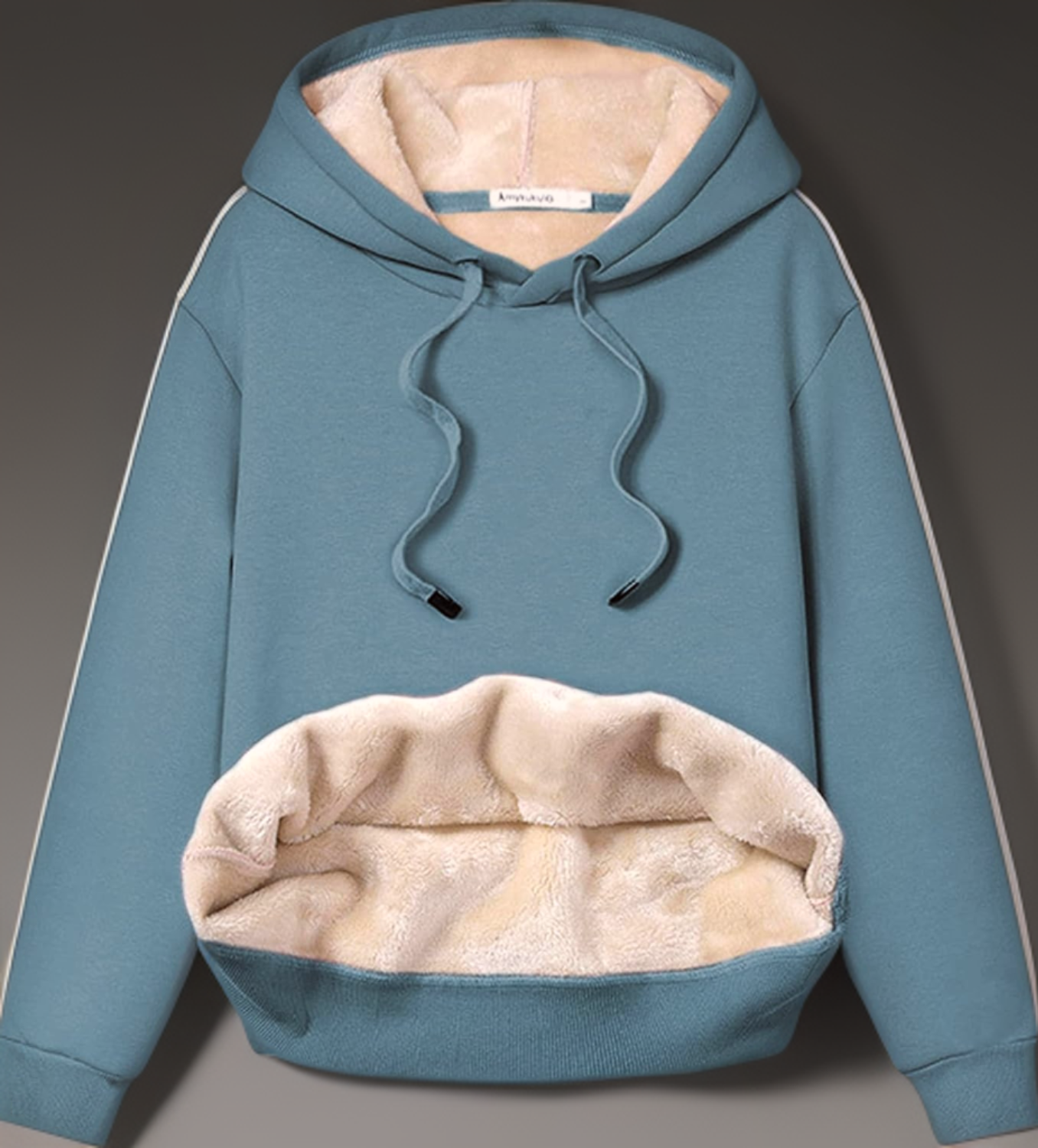 Dashina - Warmes Damen-Sweatshirt mit Sherpa-Fleece