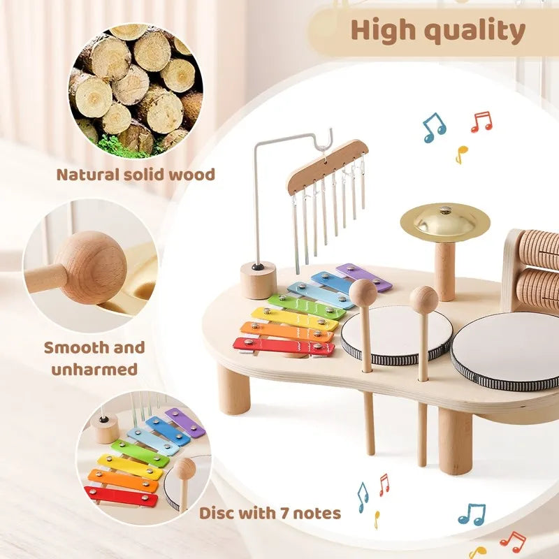 Kinder - Musik Trommel Xylophon Klavierstation