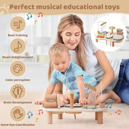Kinder - Musik Trommel Xylophon Klavierstation