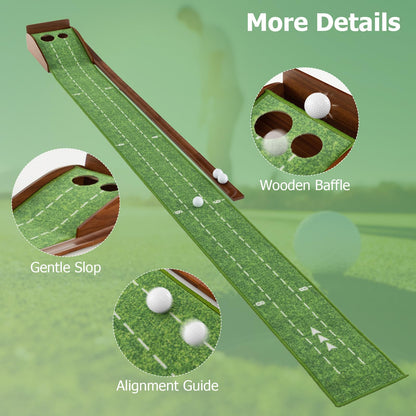 Nick - innen aufrollbar Golf Satz Kurs mit 3 Löchern