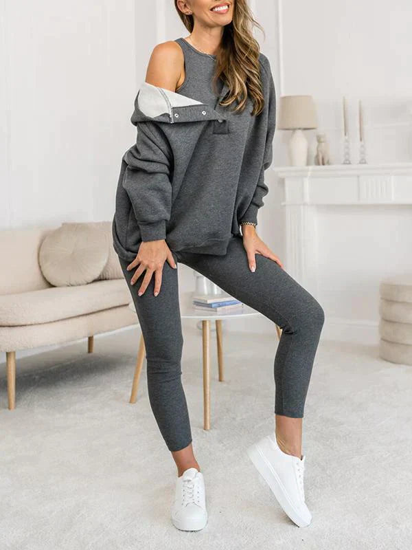 Georgina - lässiges und bequemes Kapuzensweatshirt