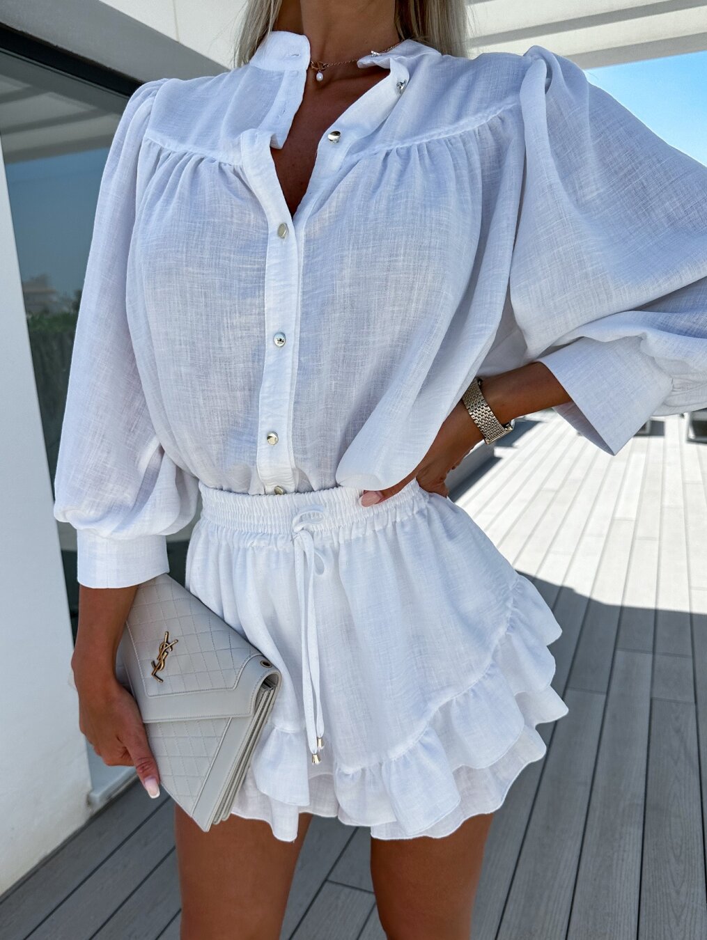 Molly - Sommerbluse mit Shorts für Damen