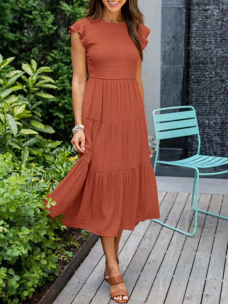 Violet - luftiges Midikleid für Damen