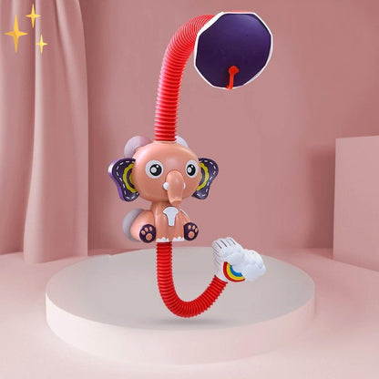 Mirabella Shopping 100001766 Rot - AUSVERKAUFT Toys Time™ Bezaubernder Elefant Sprinkler Badespielzeug | Verwandeln Sie die Badezeit in eine Party für Ihre Kinder!