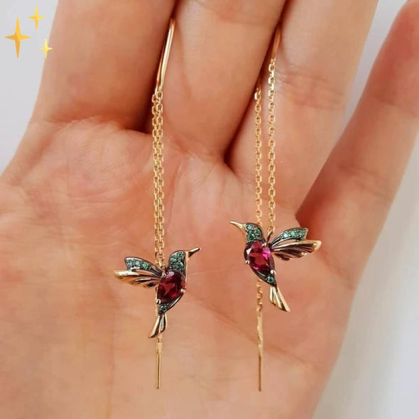 Mirabella Shopping 200000168 Mirabella™ Kolibri-Ohrringe | Originell und schön neben dem Gesicht