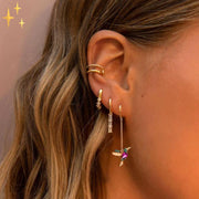 Mirabella Shopping 200000168 Mirabella™ Kolibri-Ohrringe | Originell und schön neben dem Gesicht
