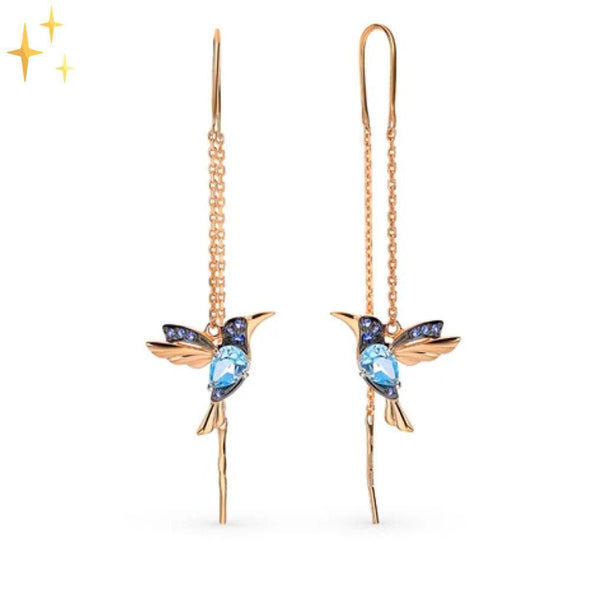 Mirabella Shopping 200000168 Mirabella™ Kolibri-Ohrringe | Originell und schön neben dem Gesicht