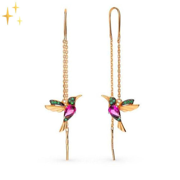 Mirabella Shopping 200000168 Mirabella™ Kolibri-Ohrringe | Originell und schön neben dem Gesicht