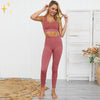 Mirabella Shopping 200002143 Soft Red - AUSVERKAUFT / S Mirabella™ Classic Cassandra Legging + Sport-BH | Selbstvertrauen beim Sport