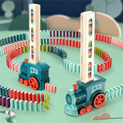 Mirabella Shopping DE 0 1 + 1 GRATIS (Blau + Rosa Zug) RideIt™ Domino Placer in Form eines fahrenden Zuges | Unendlicher Spaß und lehrreiche Spiele für Ihre Kinder | Vorübergehend 1 + 1 FREE