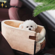 Mirabella Shopping DE 0 Beige / 22x42x20 cm SafetyPet™ Pet Car Basket | Der beste und sicherste Weg, Ihren Liebling im Auto zu transportieren