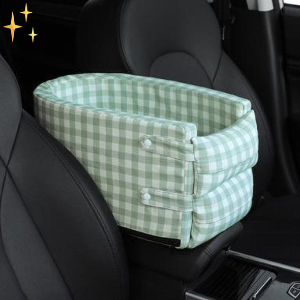Mirabella Shopping DE 0 Grün / 22x42x20 cm SafetyPet™ Pet Car Basket | Der beste und sicherste Weg, Ihren Liebling im Auto zu transportieren
