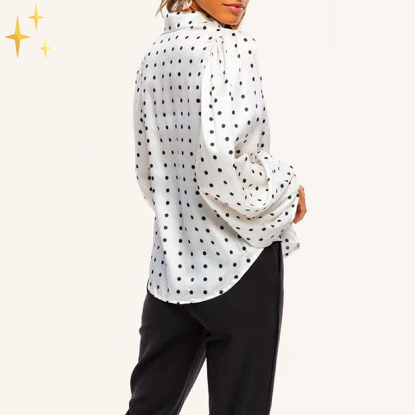 Mirabella Shopping DE 200000346 Mirabella™ Jill Polkadot Blouse | Fühlen Sie sich stilvoll, originell und selbstbewusst