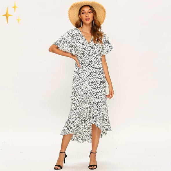 Mirabella Shopping DE 200000347 70% RABATT / Weiß / S Mirabella™ Lauren Sommerkleid | Der Look der Sie sofort zum Strahlen bringt