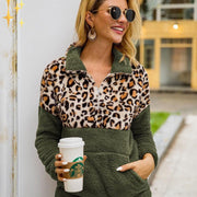 Mirabella Shopping DE 200000373 Mirabella™ Maud Leopard Fleece Sweater | Wunderbar warm und modisch durch den Winter