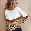 Mirabella Shopping DE 200000373 Mirabella™ Tess Leoparden-Print Pullover | Unglaublich warm und modisch an den kalten Tagen