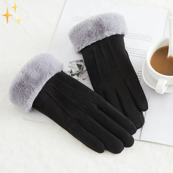 Mirabella Shopping DE 200000394 Dunkelblau - AUSVERKAUFT ModernFashion™ Damen Winterhandschuhe mit Touchscreen Fingerspitze | 100% warme Hände